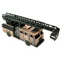 Fire Engine Ladder Truck Die Cast Metal Collect...