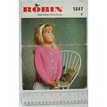 Vintage: Robin 1848 crochet look cardigan, DK, ...