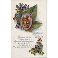 PC23384 Greeting Postcard. Loving Birthday Wish...