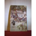 WAYSIDE GOSSIPS, painting by Thomas Waybank unu...