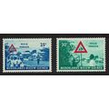 Neth. New Guinea Road Safety Campaign 2v 1962 M...
