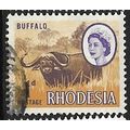 RHODESIA 1966 SG 374 - #3 fine used (o) - ANIMAL