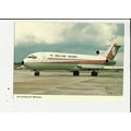 Aviation DAN-AIR BOEING &27-200 Postcard by Ski...