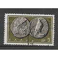 GREECE 1963 GREEK COINS SG 913 3d OLIVE FINE USED#