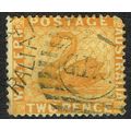 Western Australia 1882 2d Chrome Yellow wmk Cro...