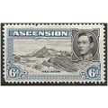 Ascension 1945 SG42d 4d Black & Ultramarine Per...