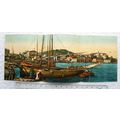 Vintage illustration - Bone - Le Port et la Ville