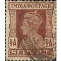 INDIA, King George VI, official, brown 1939, ½a...