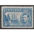 St Helena 1938 SG136 6d Light Blue Mounted Mint .