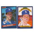 Lot of Two 1986 Donruss Orel Hershiser cards #2...