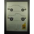 1989 Shell Truck Guard Motor Oil Ad - Designed For