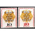 GERMANY BERLIN [1957] MiNr 0174-75 ( **/mnh ) [La]