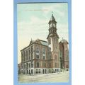MA Haverhill City Hall Street Scene View Of Lar...