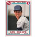 1990 Post Orel Hershiser baseball card #8