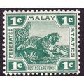 FEDERATED MALAY STATES 1908 1c Leaping Tiger Gr...