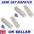 2 Sets - Burglar Alarm Door Contacts, White Sur...