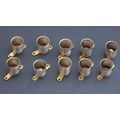 10 X MES LAMP BULB BASE HOLDERS E10 NEW WITH SO...