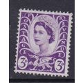 GB REGIONAL ISSUE 1967-69 WALES 3d USED