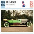 Collectors Club card. Classic Cars. Rolls-Royce...