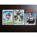 Three (3) Ruppert Jones Baseball Cards - See Pi...