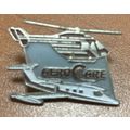 Vintage AEROCARE Lapel Pin Helicopter & Airplan...