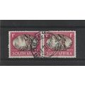 SouthAfrica.SG108 1d "Victory" Pairs.Fine Used....