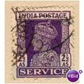 India 1939 - SG O148 - KGV1 2&1/2a violet (SERV...