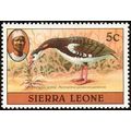 Sierra Leone 1980 Birds 5c Spur winged Goose Un...