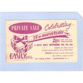 NJ Hackensack Advertising Card 38th Anniversary...
