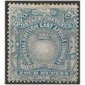 British East Africa 1890 SG18 4 Rupees Ultramar...