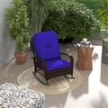 Outdoor PE Rattan Rocking Chair – Thick Padded ...