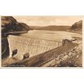 NICE PRINTED POSTCARD OF CABAN COCH DAM ELAN VA...