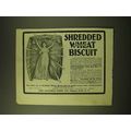 1902 Natural Food Shredded Wheat Biscuit Ad - S...