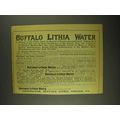 1903 Buffalo Lithia Water Ad - Offered to the P...