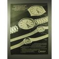 1980 Bulova Caravelle Watch Ad - 40514 40508 49013