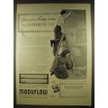 1945 Honeywell Moduflow Ad - Give your living room the thermometer test