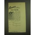 1974 L.L. Bean Chamois Cloth Shirt Ad - Bean's Outdoor sporting specialties