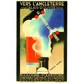 Vers L'Angleterre French Calais Douvres Railway...