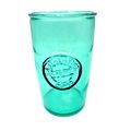 Authentic 100% Recycled Turquoise Clear Tumbler...