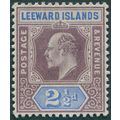 Leeward Islands 1902 2½d. dull purple & ultrama...
