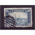 CANADA 1930 50c BLUE CHURCH SG 296 FINE USED #2