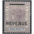 Sierra Leone 1884 R3 1/- Dull Purple & Ultramar...