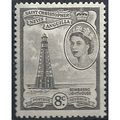 St Kitts-Nevis 1957 SG112b 8c Grey-Black Mounte...