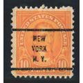 USA 1922 SG 610 10c ORANGE MONROE FINE USED #