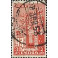 INDIA, anchi Stupa, East Gate, orange 1949, 3an...