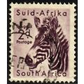 South Africa, 1954 2d Zebra, SG 154 (Scott #203...