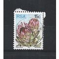 SouthAfrica.SG424 15c Protea Eximia.Fine Used.S...
