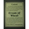 1900 Cream of Wheat Cereal Ad - Contrast