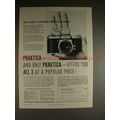 1957 Praktica FX3 FX-3 Camera Ad - Offers You A...