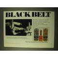 1970 Black Belt After Shave and Cologne Ad